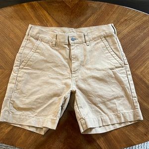Patagonia size 30x7 stand up shorts camel tan organic cotton